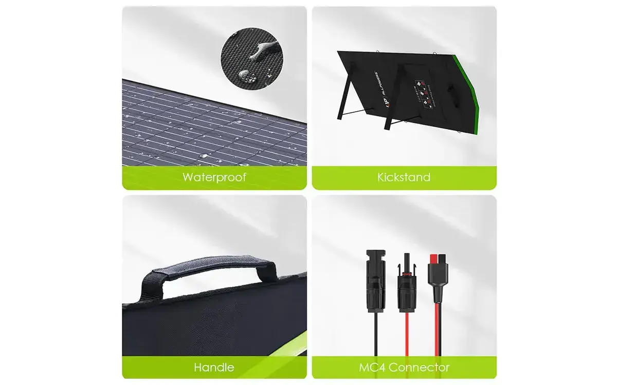 ALLPOWER Solar Generator Kit 1800W (R1500 + SP027 100W Solar Panel) - Image 10