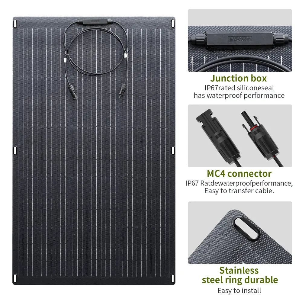 ALLPOWERS SF100 Flexible Solar Panel 100W - Image 9