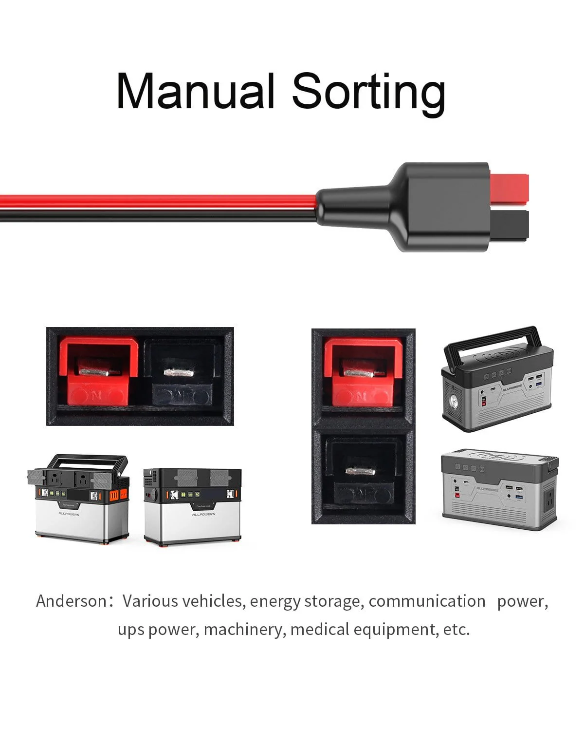 ALLPOWERS Anderson Solar Connector Adapter Cable - Image 5