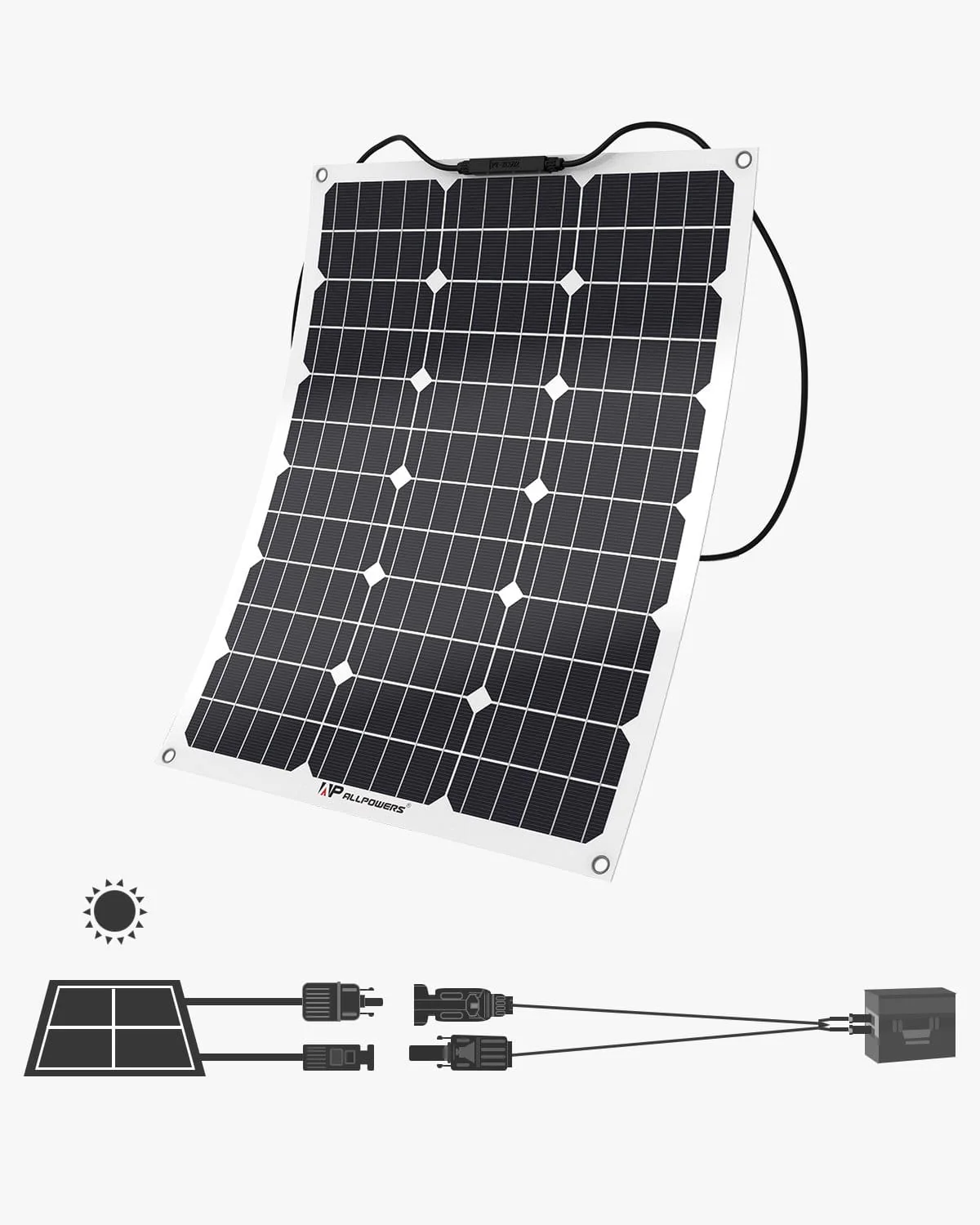 ALLPOWERS Anderson Solar Connector Adapter Cable - Image 6