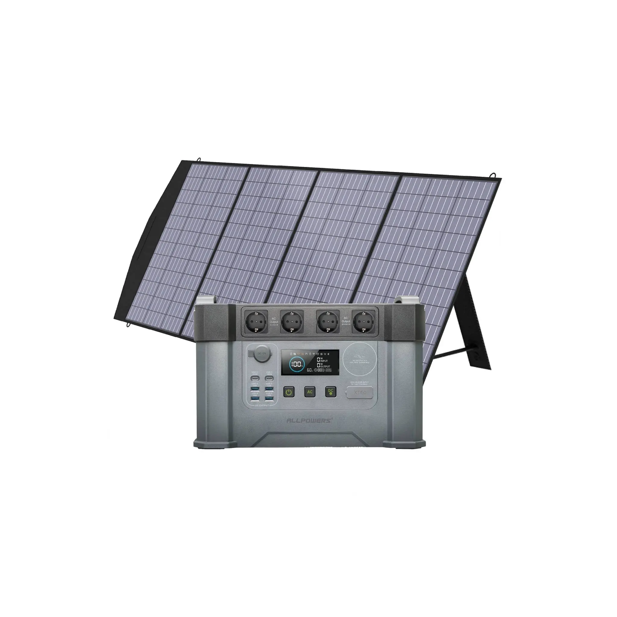 ALLPOWERS Solar Generator Kit 2400W (S2000 Pro + SP033 200W Solar Panel) - Image 13