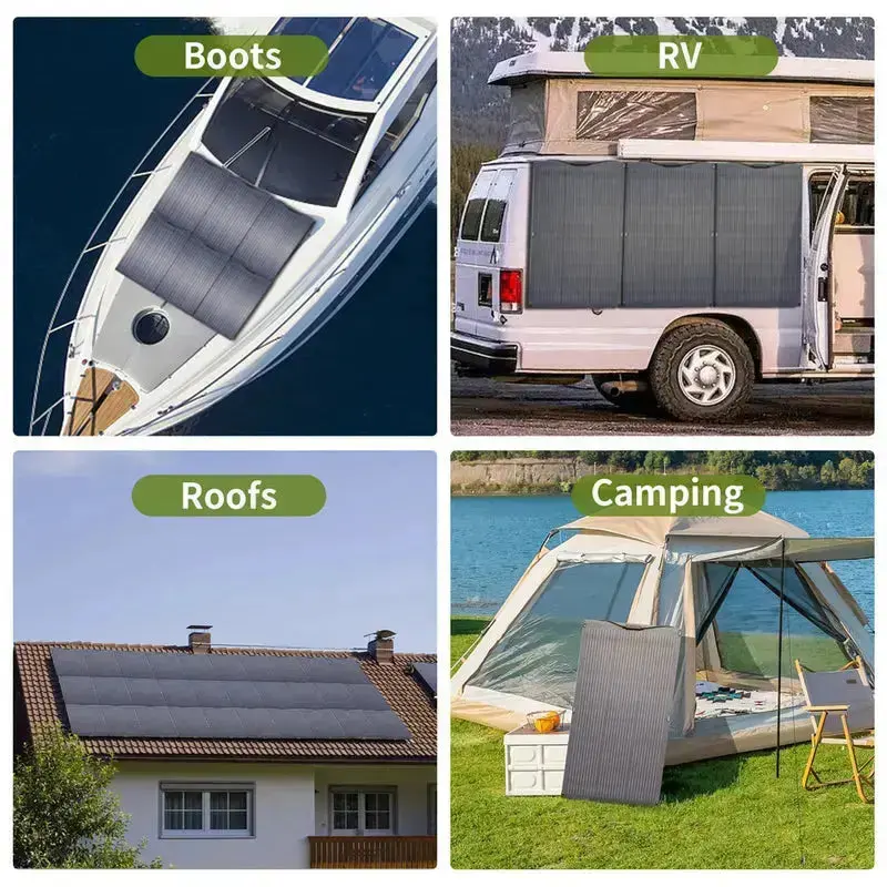 ALLPOWERS Solar Generator Kit 1800W (R1500 + SF100 100W Flexible Solar Panel) - Image 5