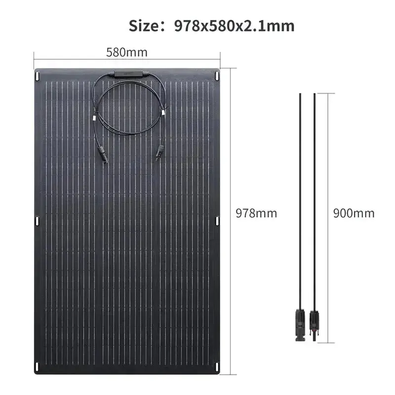 ALLPOWERS Solar Generator Kit 1800W (R1500 + SF100 100W Flexible Solar Panel) - Image 7