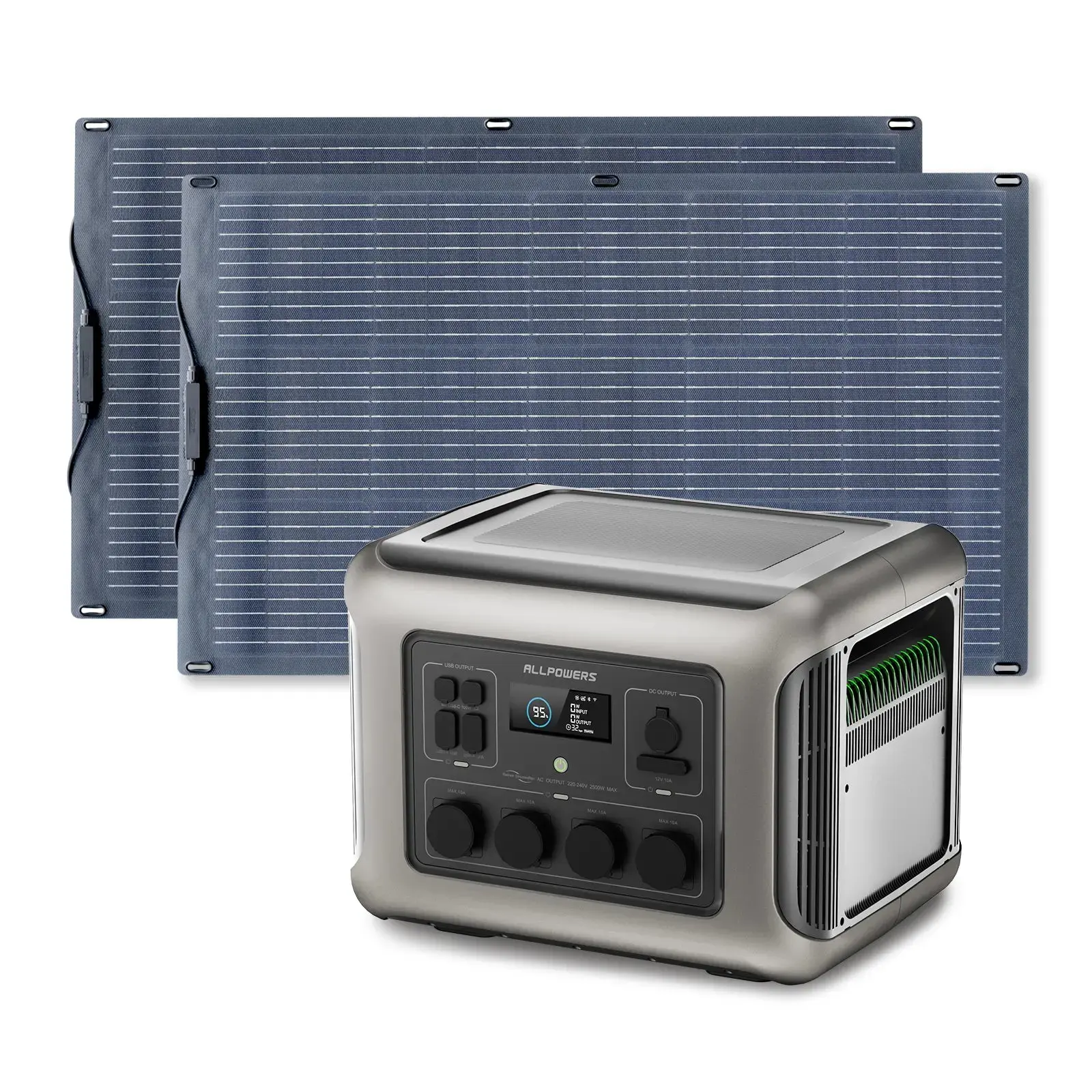 ALLPOWERS Solar Generator Kit 1800W (R1500 + SF100 100W Flexible Solar Panel) - Image 11
